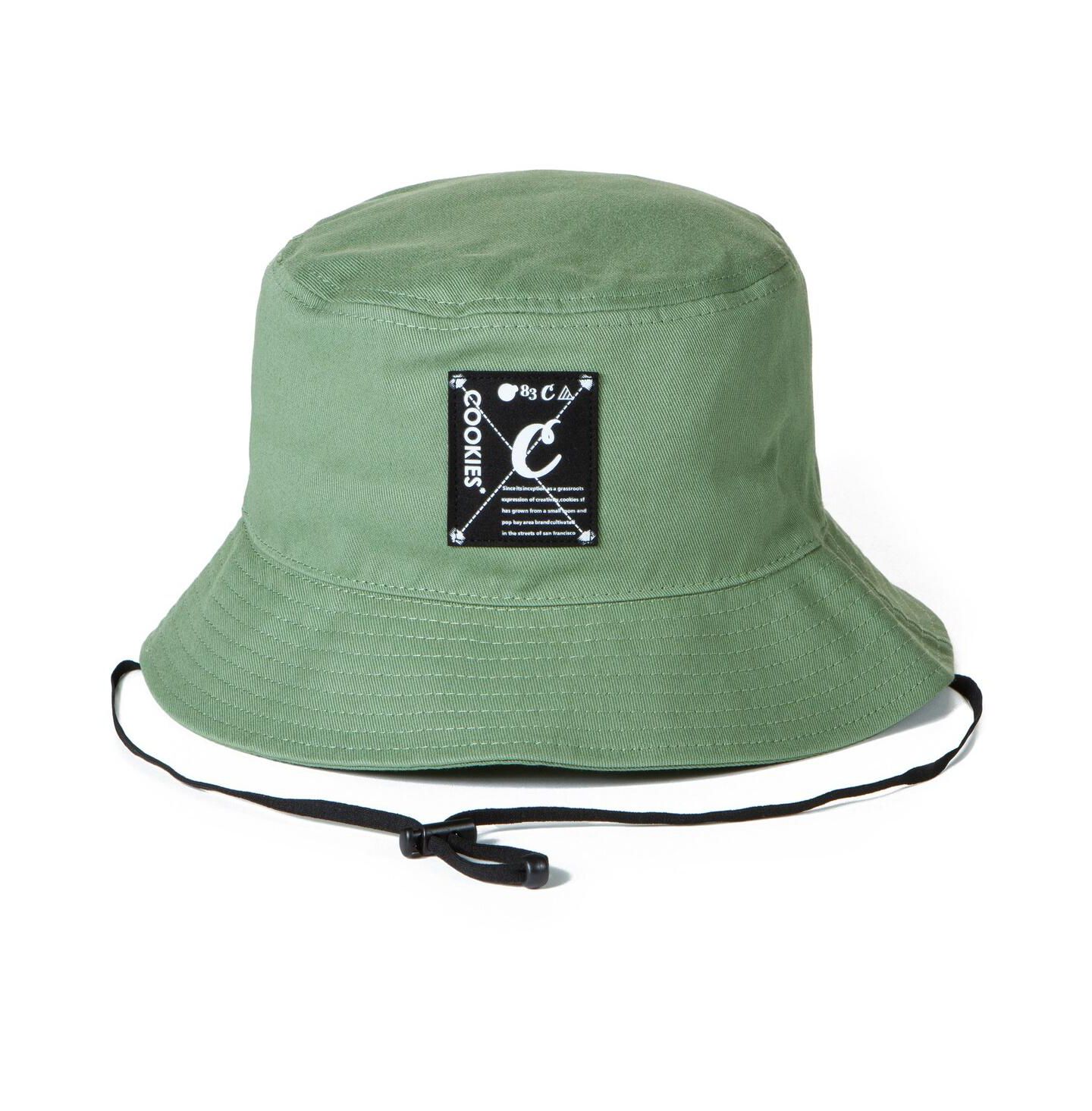 Мужская панама Cookies Clothing Olive Key Largo Bucket Hat — фото 1