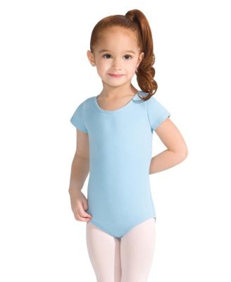 Capezio Girls Short Sleeve Leotard - Light blue 24$
