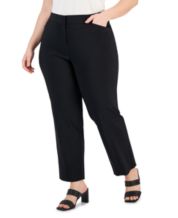 Black Plus Size Pants for Women - Macy's