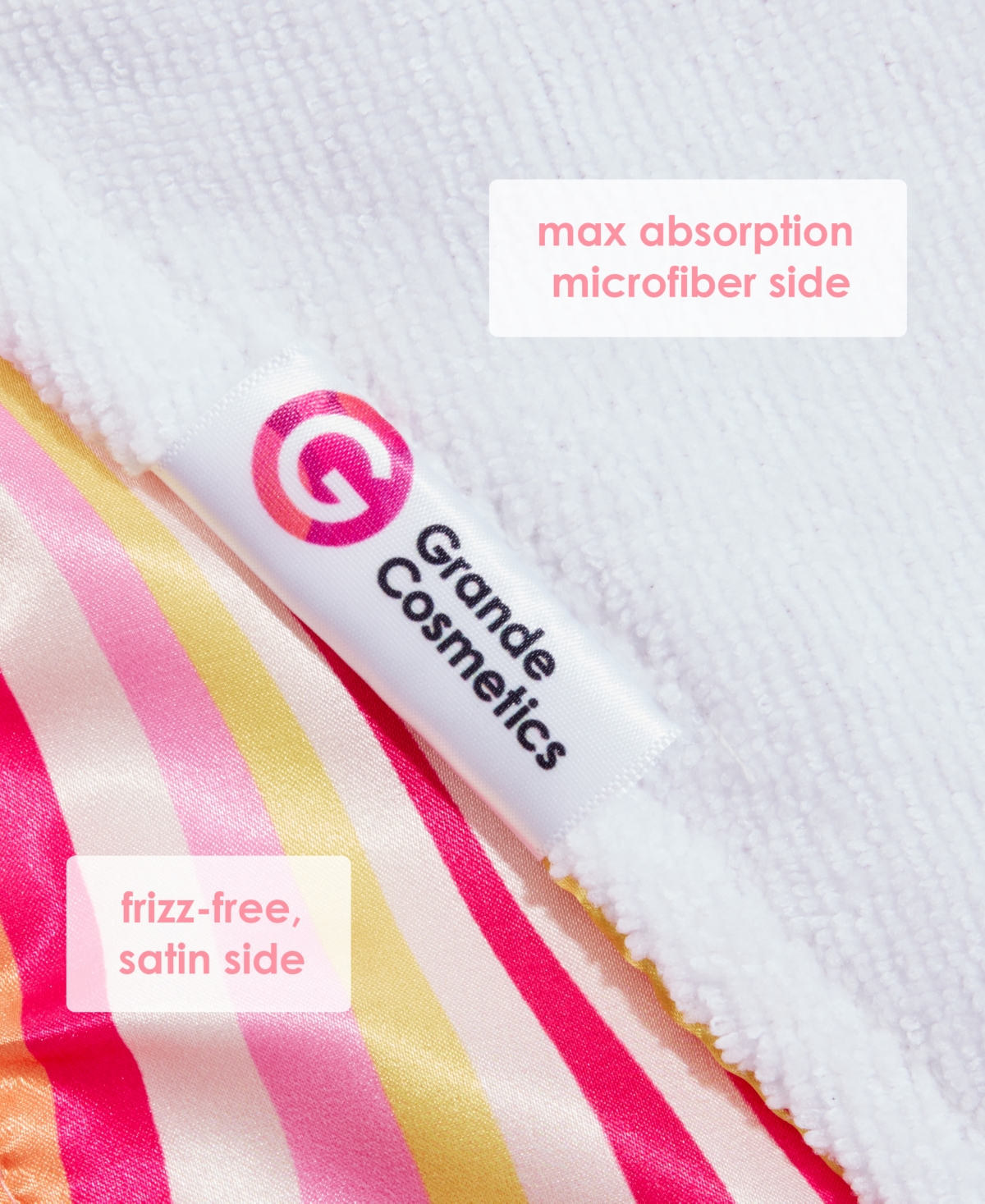 Grande Cosmetics Grandehair Microfiber & Satin Towel In No Color