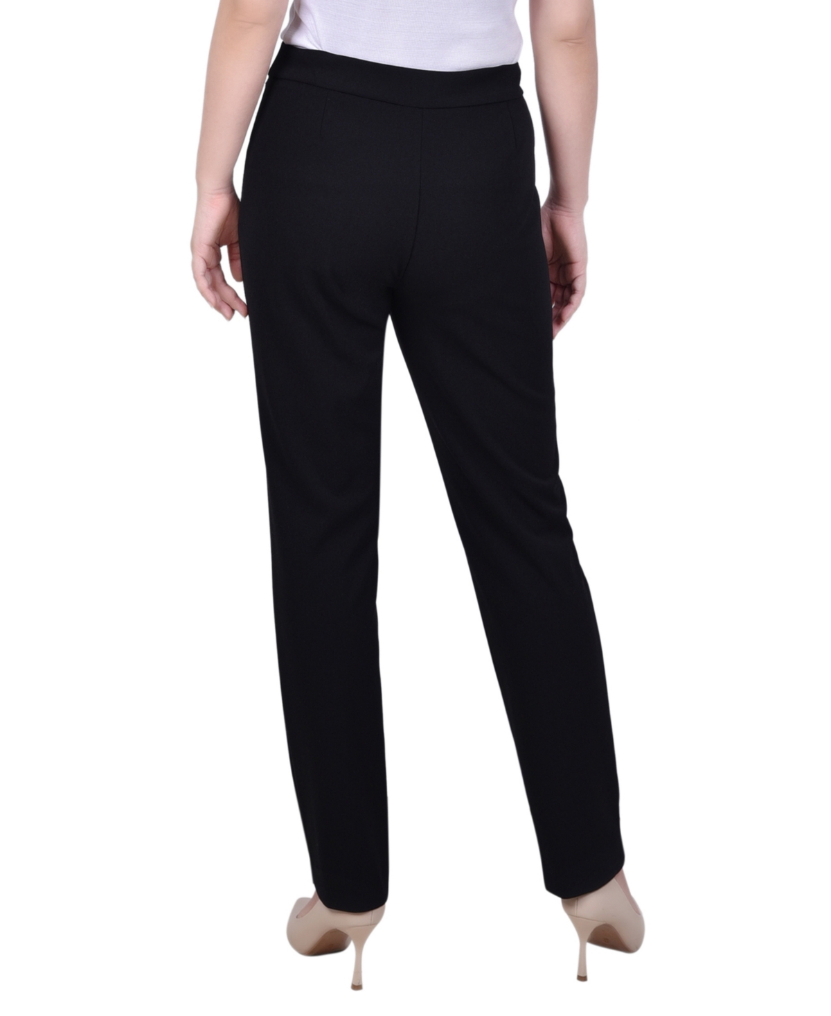 Ny Collection Petite Scuba Crepe Ankle Pants