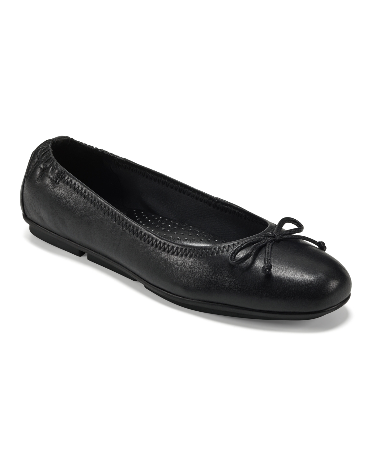 Easy Spirit Women's Baily Slip-On Bow Detail Casual Ballet Flats