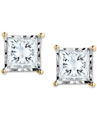 Trumiracle&reg; Diamond Stud Earrings (1/2 ct. t.w.) in 14k White, Yellow or Rose Gold