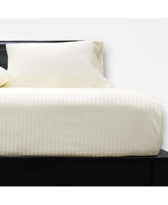 Low Profile (7-10 inches) 608 Damask Stripe Sheet Set USA, King