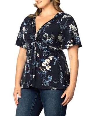 Plus Size Abby Twist Front Top