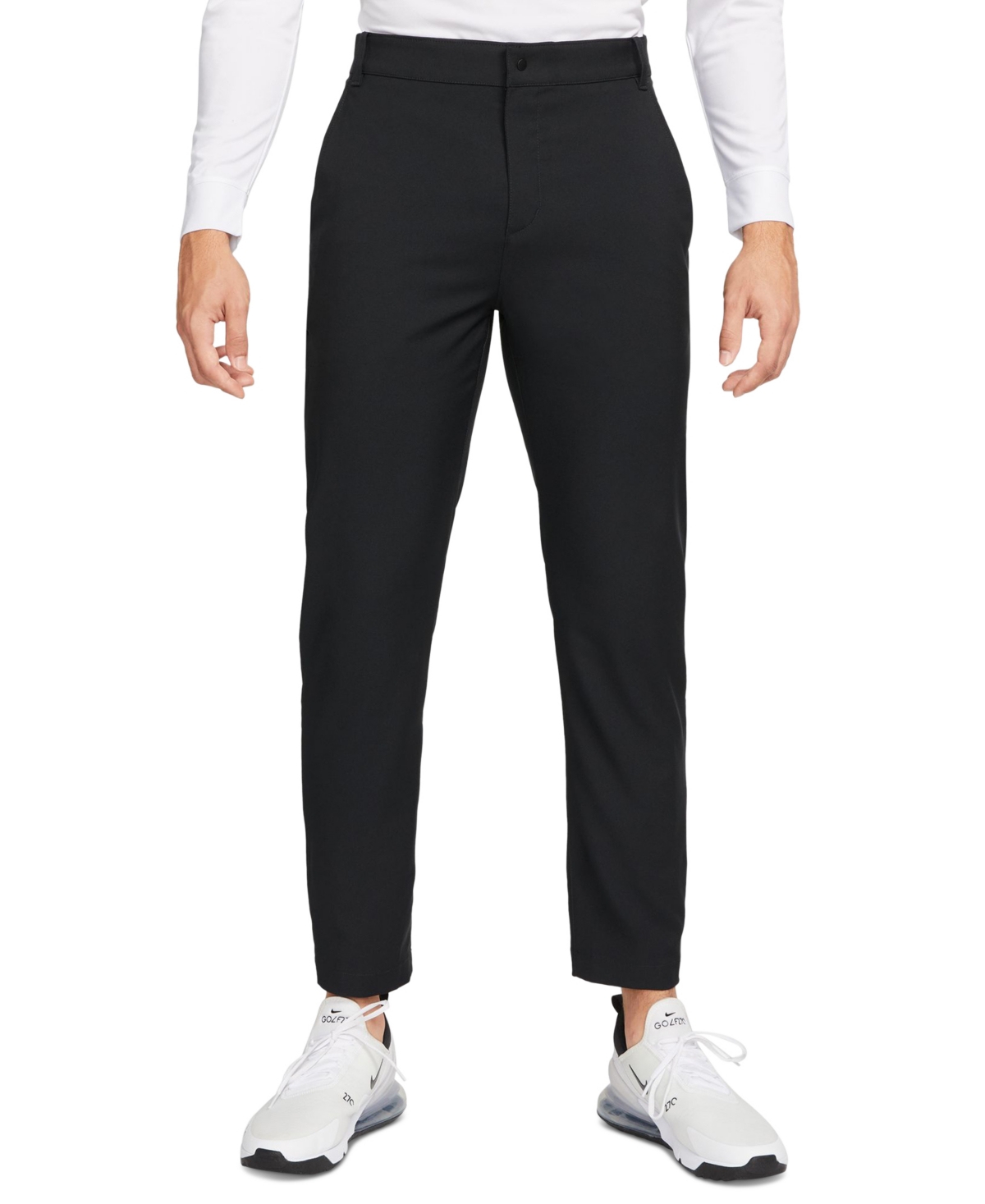 Shop Nike Men's Dri-fit Victory Golf Pants In Black,white