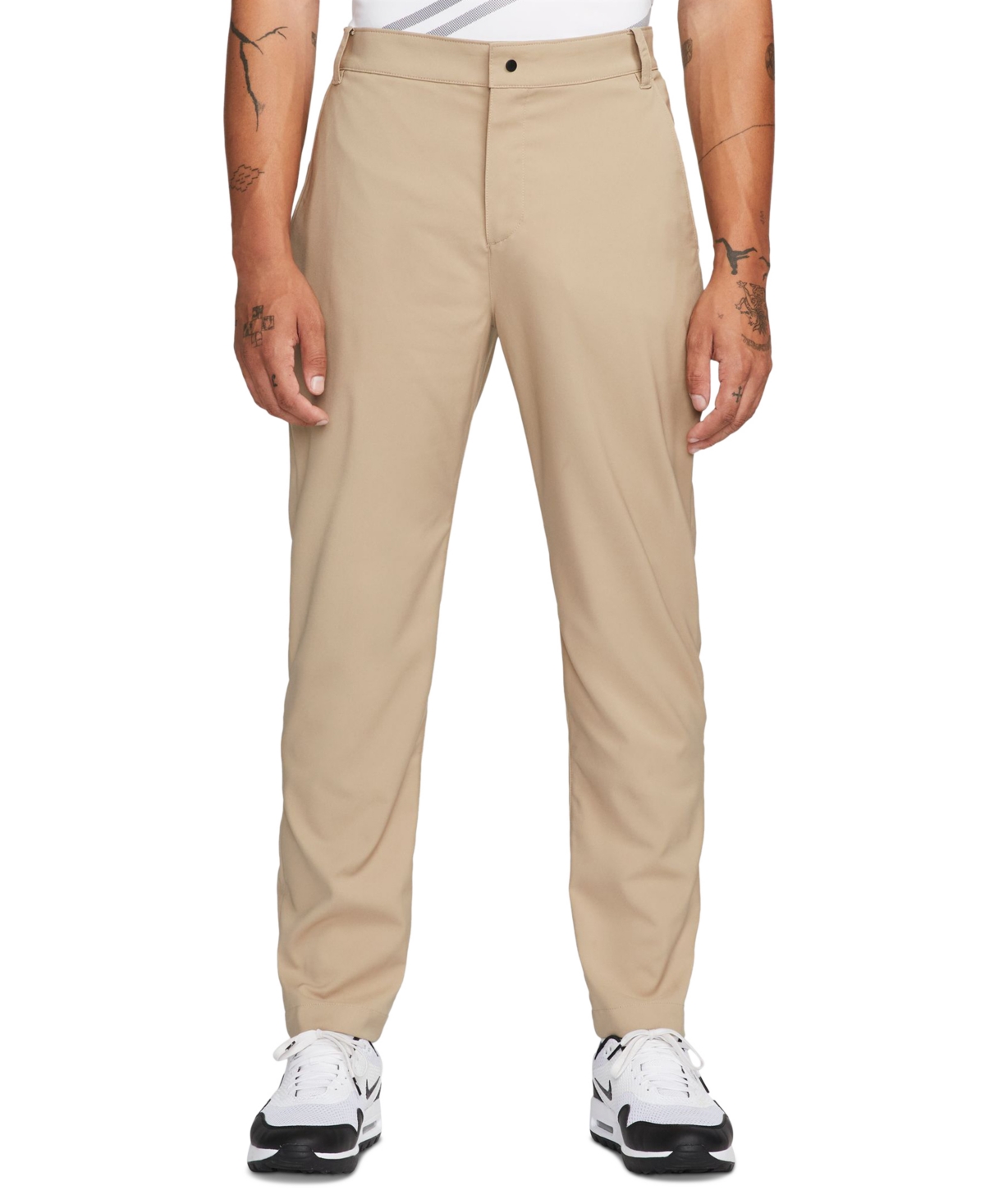 Shop Nike Men's Dri-fit Victory Golf Pants In Khaki,black