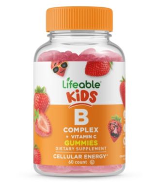 Lifeable Vitamin B Complex 5,000 Mcg W/ Vitamin C For Kids Gummies ...