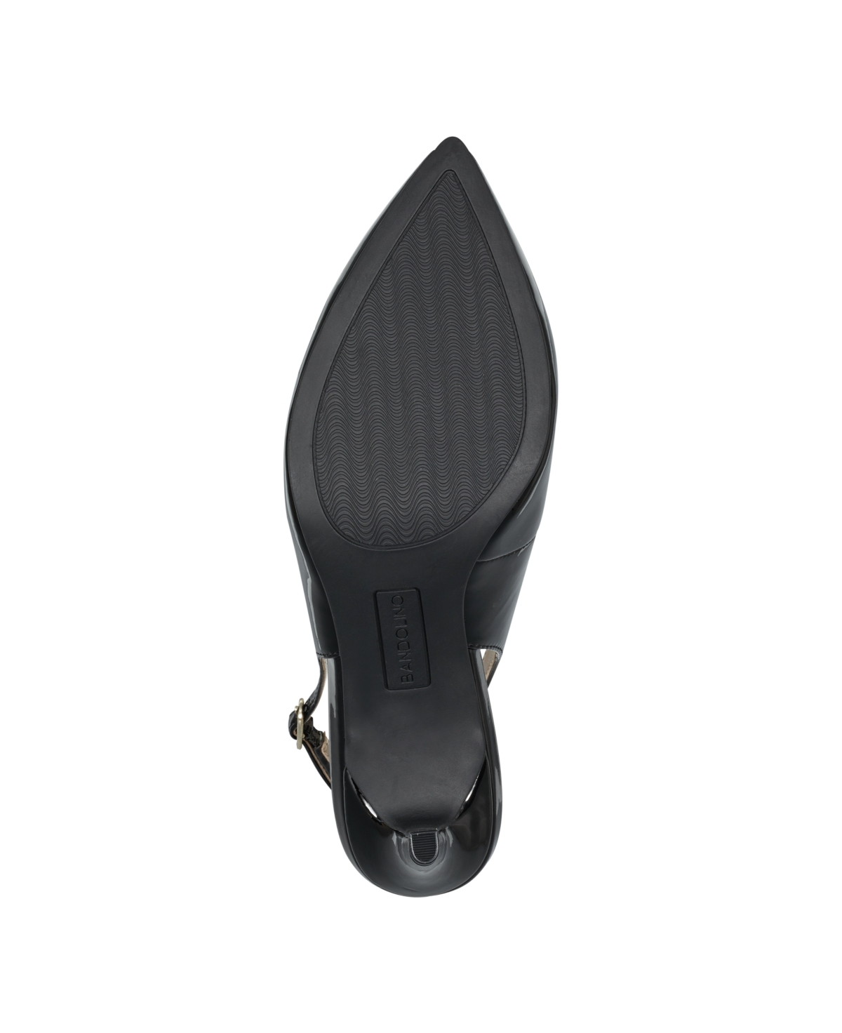 Shop Bandolino Women's Gelli Bow Slingback Pumps In Black Patent