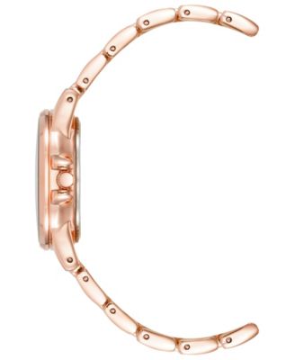 Women's Quartz Rose Gold-Tone Alloy Watch, 30mm