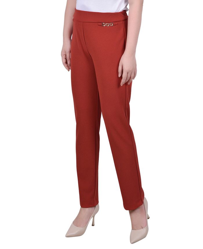 NY Collection Women #39 s Scuba Crepe Ankle Pants Macy #39 s