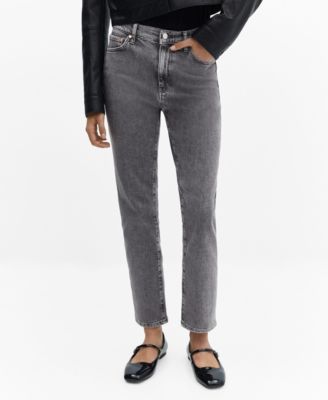 MANGO Women's Slim Cropped Jeans - Macy's