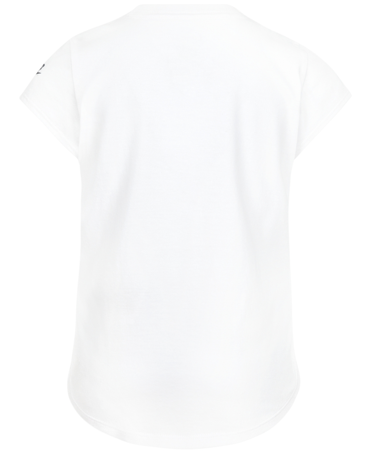 Shop Nike Little Girls Just Do It Short Sleeve T-shirt In White