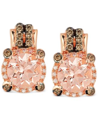levian morganite earrings