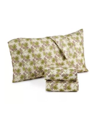 Micro Flannel&reg; Printed 4-Pc. Sheet Set, Full