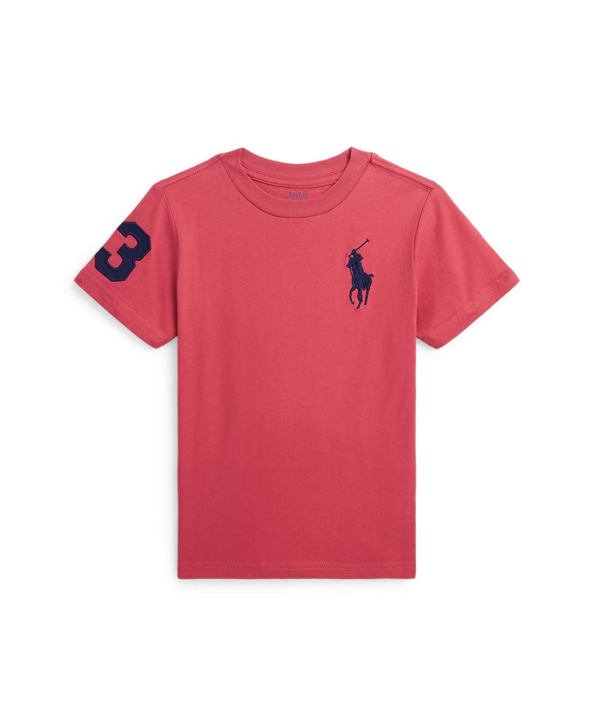 Polo Ralph Lauren Kids' Toddler And Little Boys Big Pony Cotton Jersey T-shirt In Nantucket Red