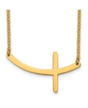 Sideways cross outlet necklace macy's