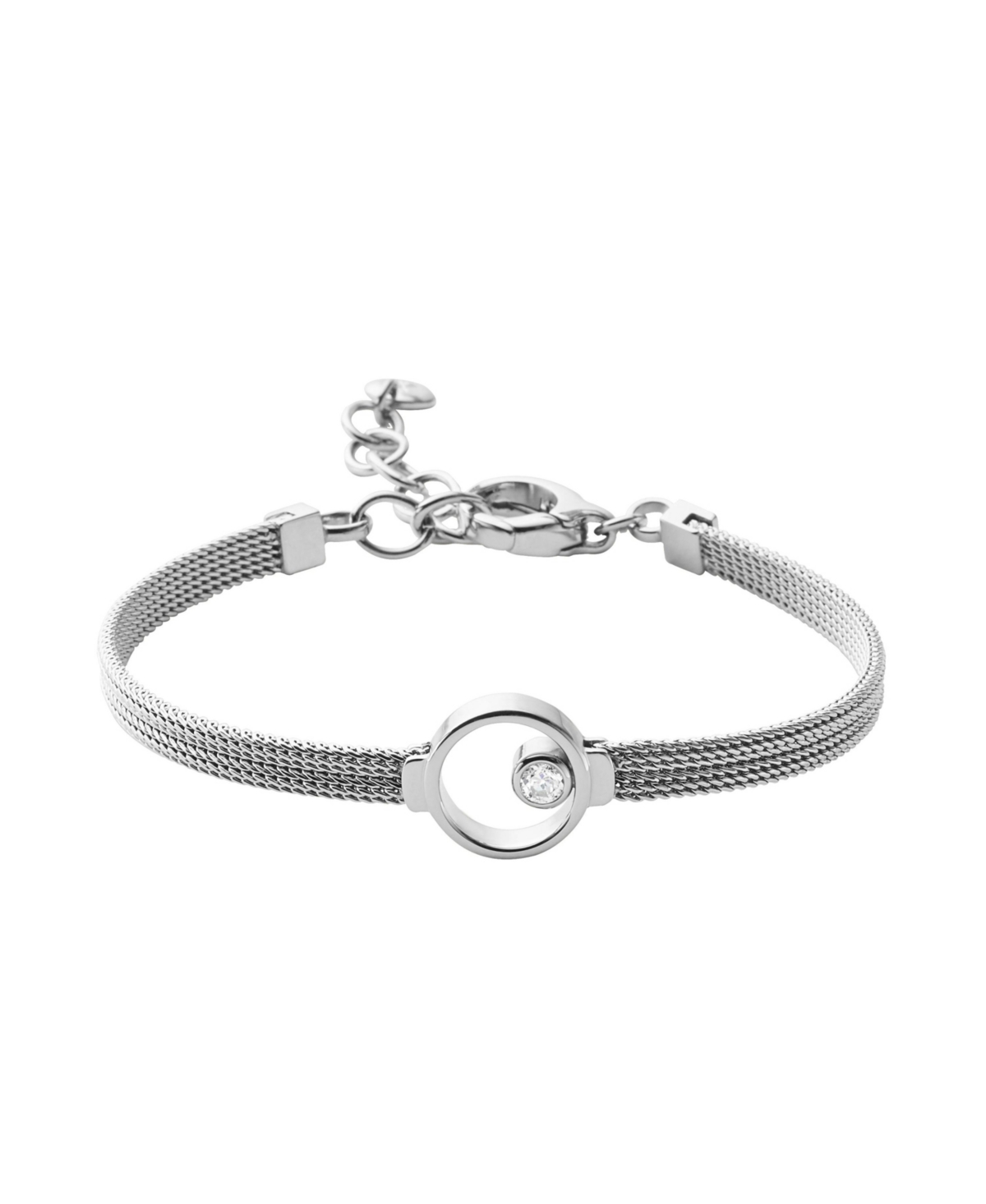 Women's Kariana Silver Crystal Circle Bracelet - Silver