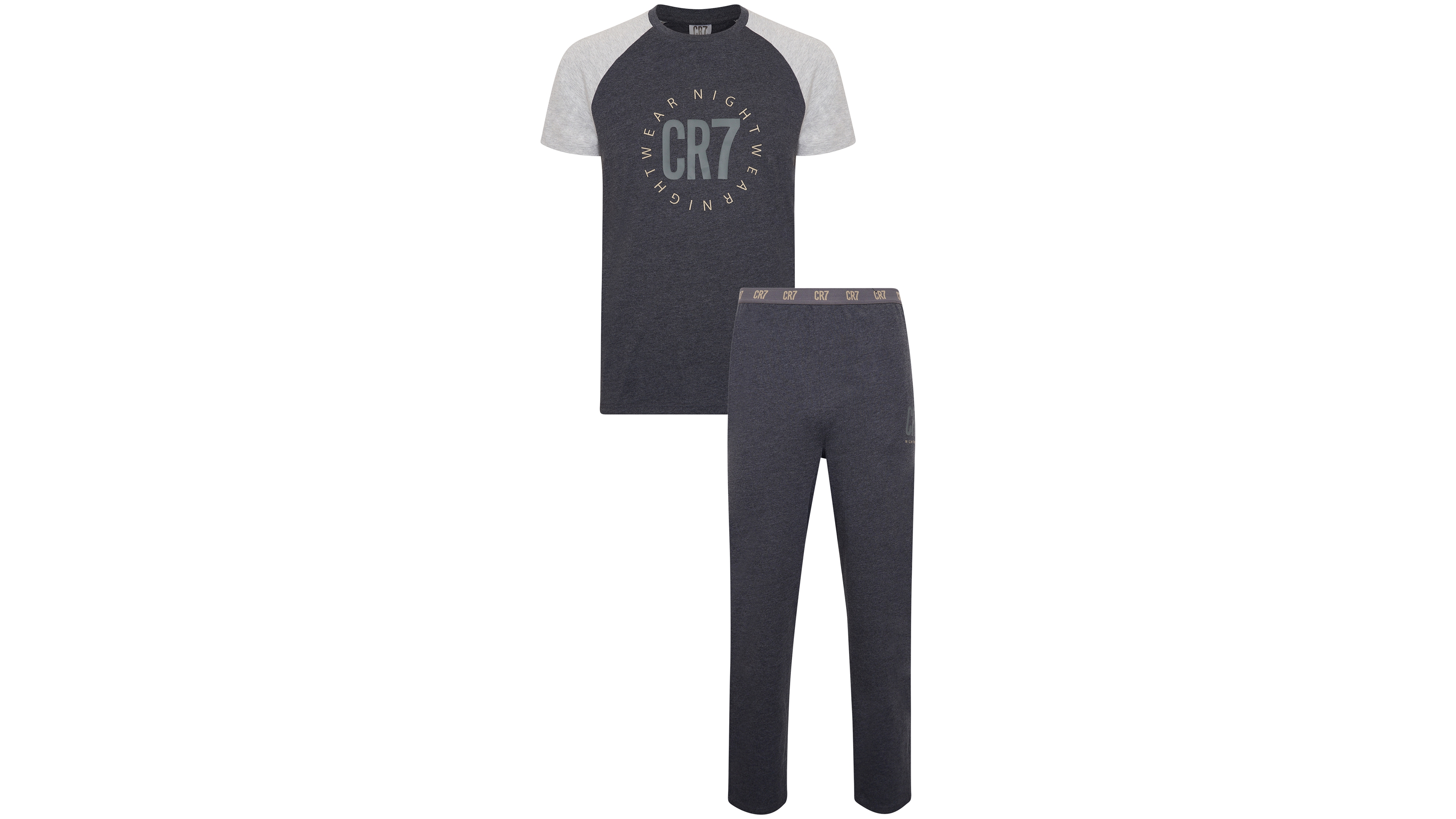 CR7 Men's 100% Cotton Loungewear Pants Set