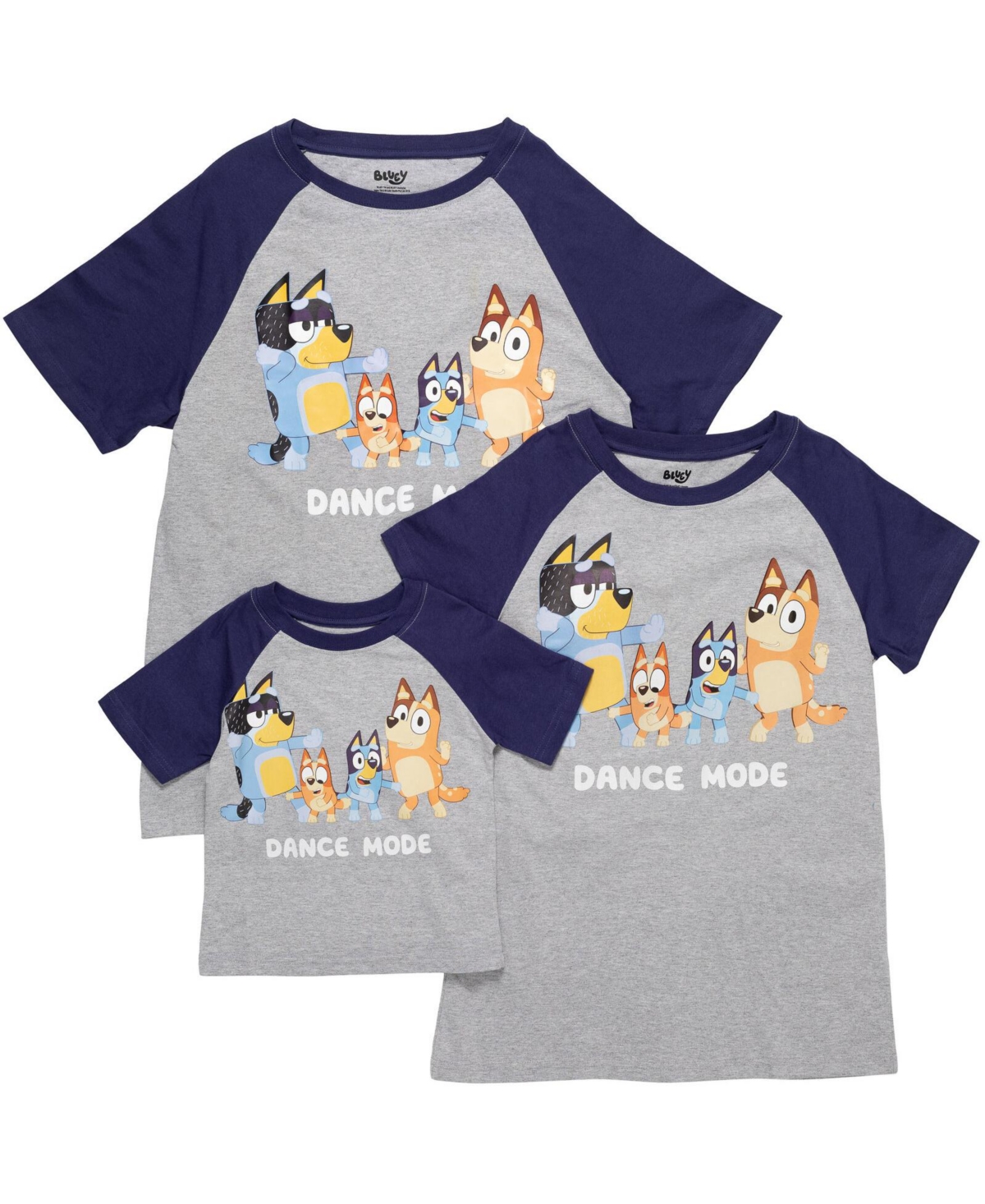Bluey Matching Family Graphic T-Shirt Kids -/ gray, bluey family