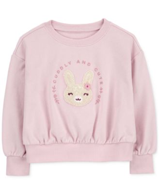Carter's - Toddler Girls Bunny Pullover Sweatshirt
