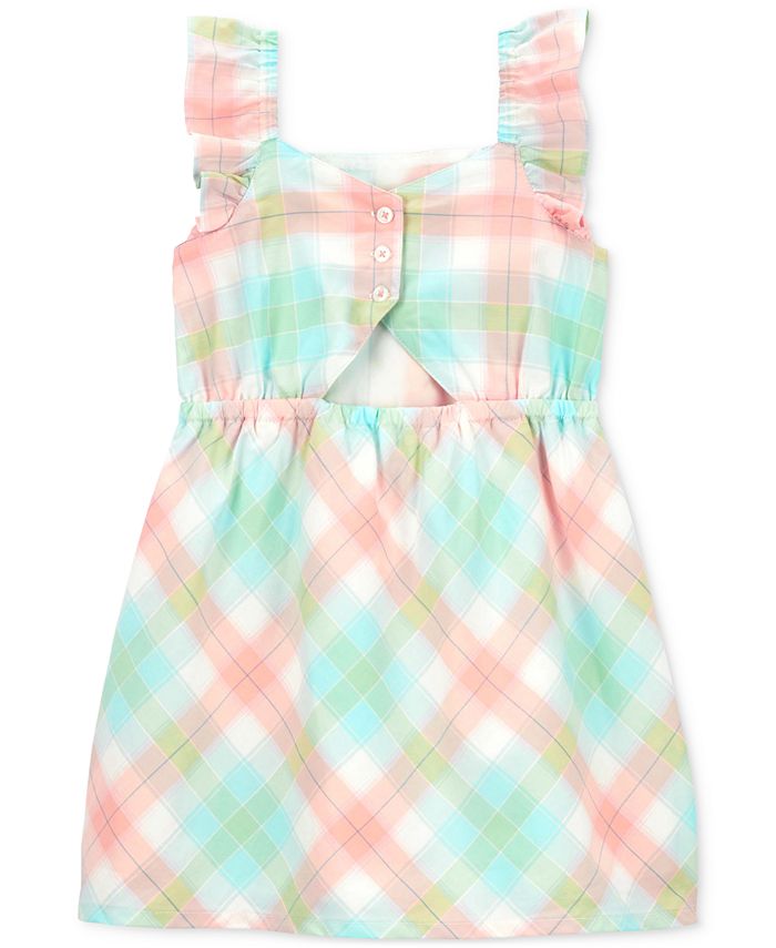 Carter's Toddler Girls Plaid Flutter Dress - Macy's