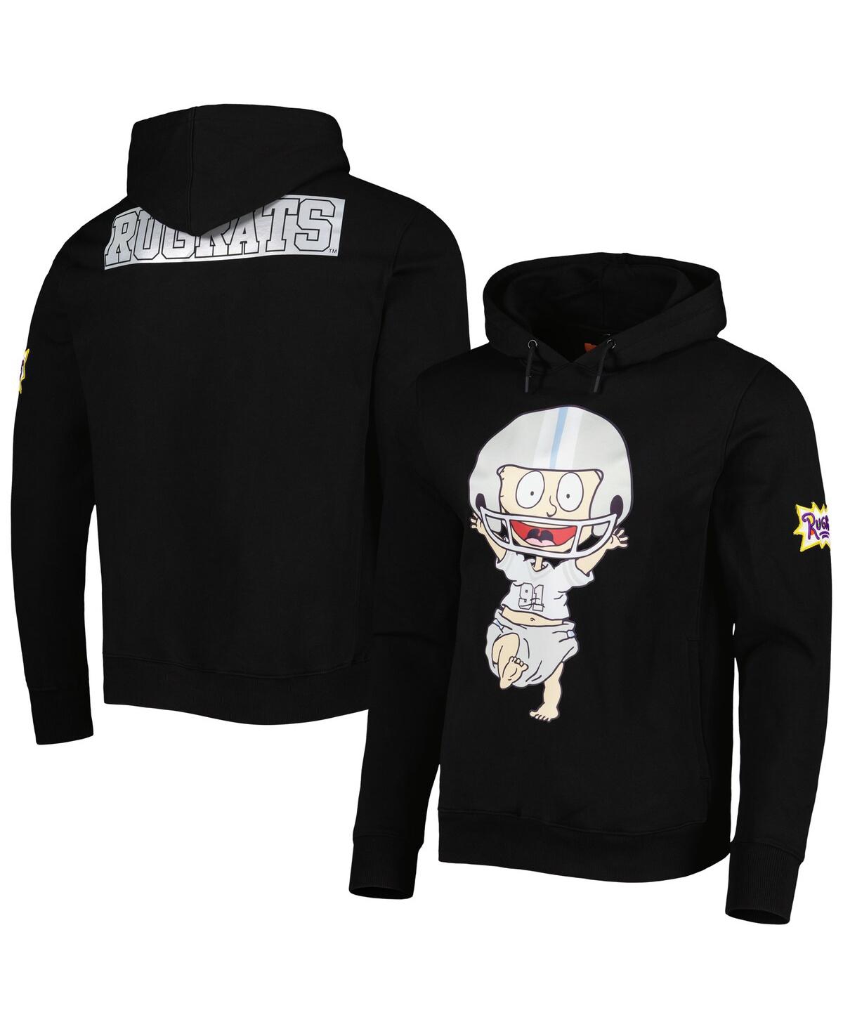 Freeze Max Men's And Women's  Black Rugrats Tommy Football Pullover Hoodie