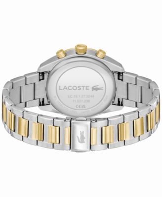 Men's Boston Chronograph Two-Tone Stainless Steel Bracelet Watch 42mm