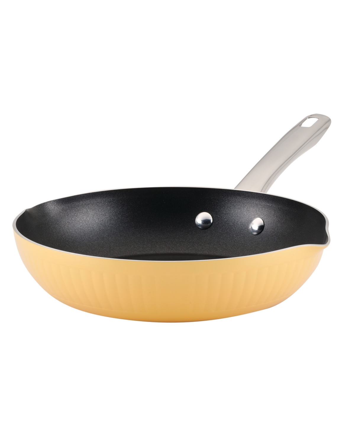 Farberware Style Aluminum Nonstick 10" Cookware Frying Pan In Yellow