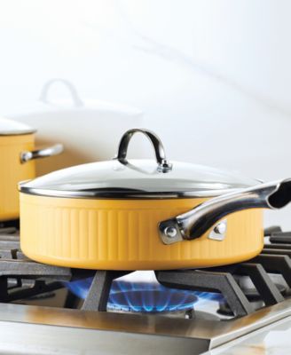 Style Aluminum Nonstick 3 Quart Cookware Saute Pan with Lid