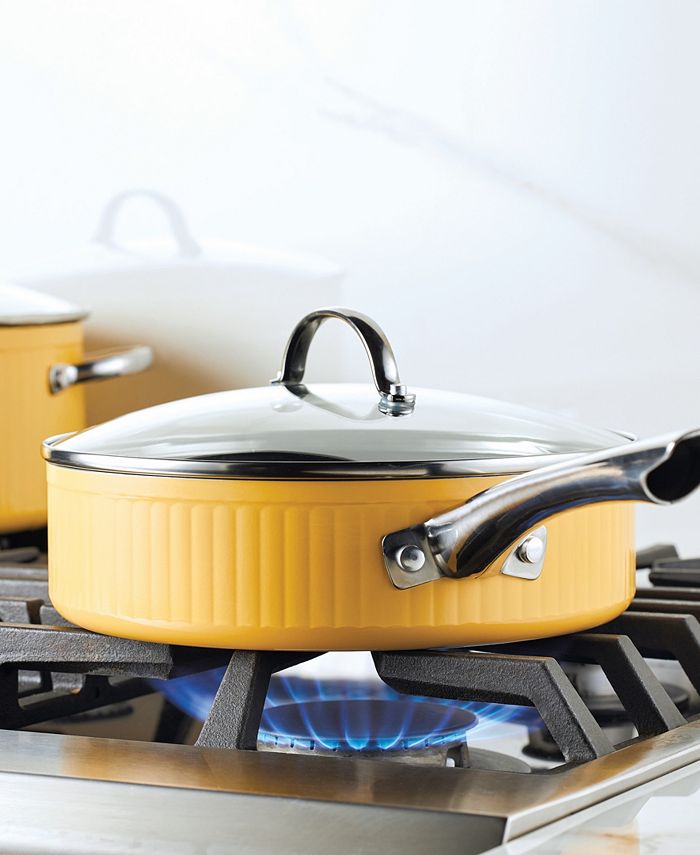 Farberware Style Aluminum Nonstick 3 Quart Cookware Saute Pan with Lid Macy's