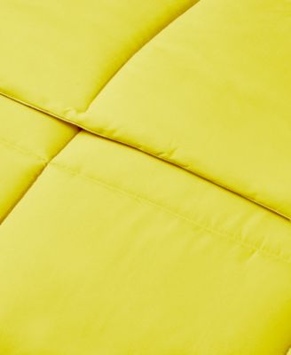 Color Hypoallergenic Down Alternative Light Warmth Microfiber Comforter, Twin