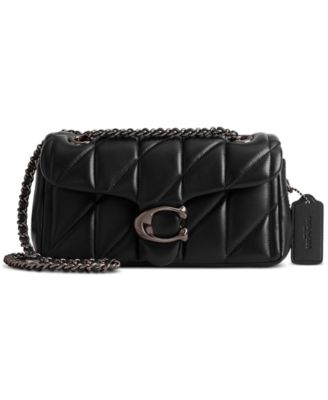 Coach quilted bag with chain on sale