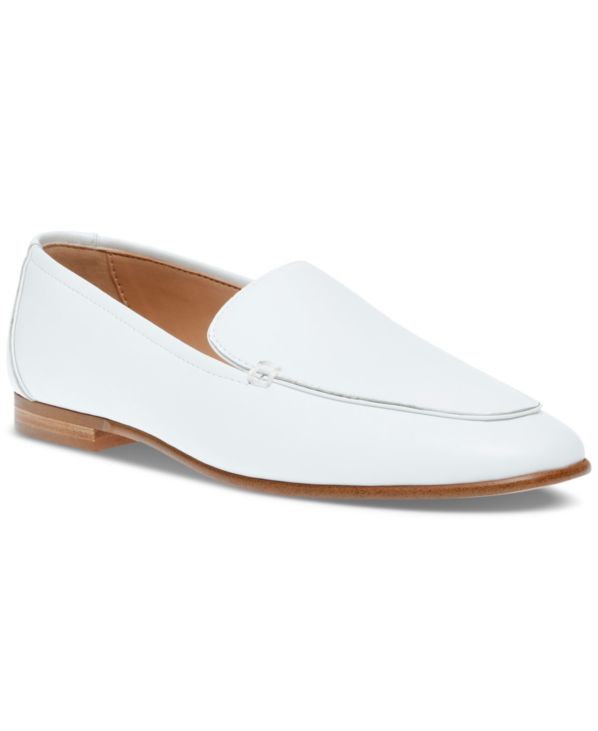 Women's Fitz Soft Tailored Loafer Flats - White Leather