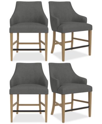 Nelin 4pc Counter Height Chair Set