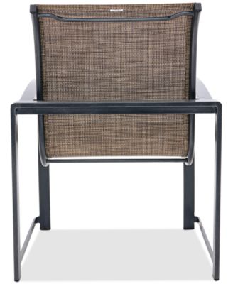 Wythburn Mix and Match Sleek Sling Outdoor Dining Chair, Created for Macy's