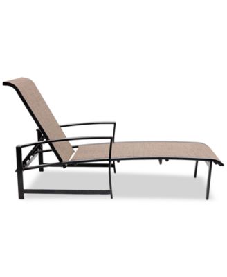 Wythburn Mix and Match Sleek Sling Outdoor Chaise Lounge, Created for Macy's