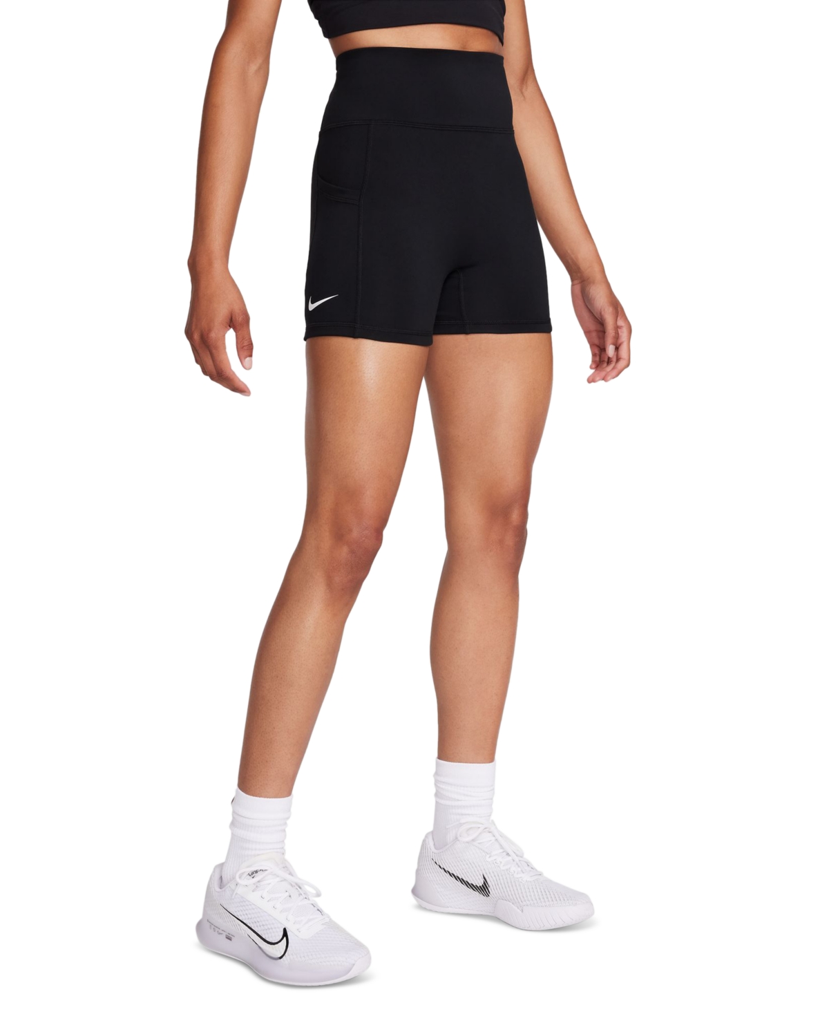 Nike Women's Advantage Dri-fit Tennis Shorts -white