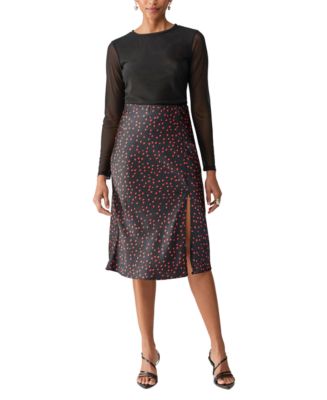 Sanctuary Women's In My Heart Side-Slit Midi Skirt - Macy's