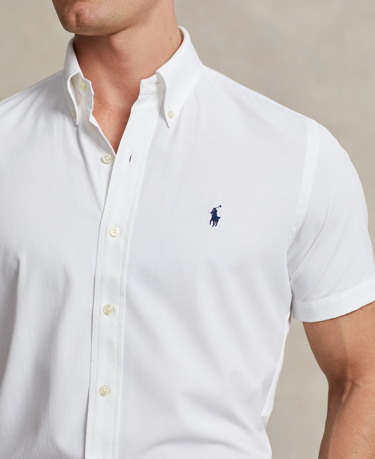 Shop Polo Ralph Lauren Men's Classic-fit Performance Shirt In White
