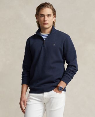 Polo Ralph Lauren Men's Double-Knit Mesh Quarter-Zip