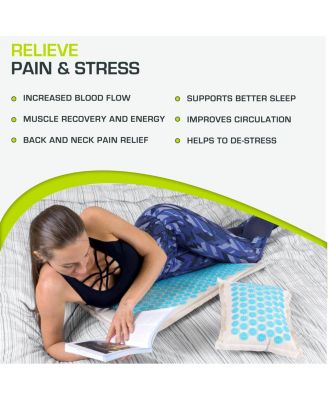 Ki Acupressure Mat, Pillow and Carrier Bag Set