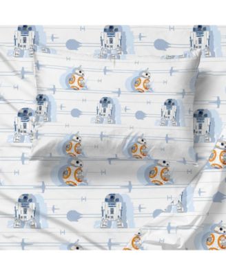Star Wars Droids Organic Cotton 4 Piece Sheet Set, Queen