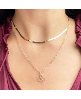 Mini Gold Bee Charm 14K Gold