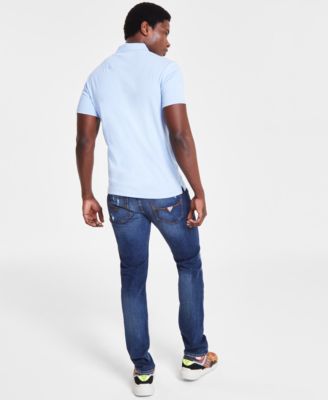 Shop Guess Mens Nolan Polo Slim Tapered Jeans In Calabasas Wash