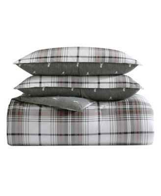Alder Plaid 3-Pc. Comforter Set, King