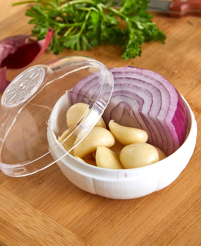 IMUSA Durable Plastic 4" Onion and Garlic Saver Macy's