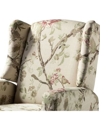 Franco Mid-centry Modern Manual Push Back Recliner