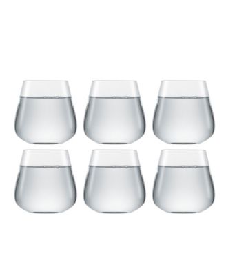 Schott Zwiesel Vervino Stemless White Glasses, Clear