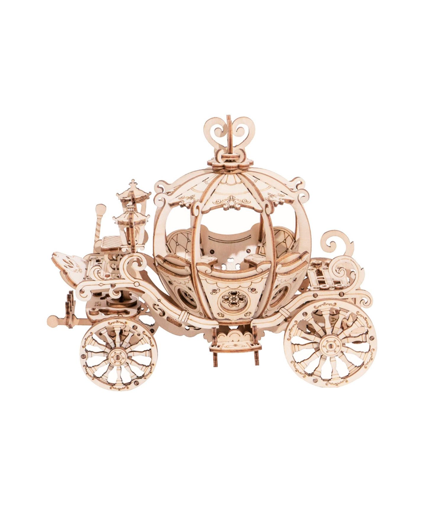Детские конструкторы Flash Popup Pumpkin Carriage 3D Wooden 182-Piece Puzzle, Ages 14+ — фото 1